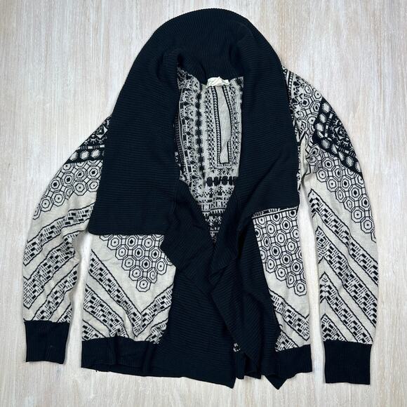 Urban Outfitters Staring at Stars Tribal Print Open Front Cardigan Sweater Small - Picture 1 of 13